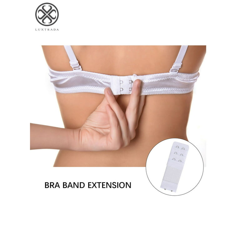 Women's Bra Extenders 1 Hook / 2 Hook / 3 Hook / 4 Hook Stretchy Soft  Comfortable Bra Band Extension Strap