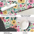 thumbnail image 3 of Pioneer Flower Floral Print Pattern Kitchen Rug Mat,Kitchen Runner Rugs Non Skid Washable,Decorative Kitchen Floor Mats for Kitchen,Sink,Laundry,17"X47", 3 of 5