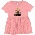thumbnail image 3 of Inktastic Funny Passover Powered by Matzah Girls Baby Dress, 3 of 5