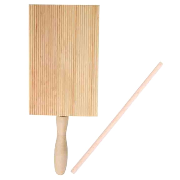 Pretyzoom 1Set Wooden Gnocchi Maker for Pasta Kitchen Tool Home Use
