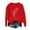 Red#129, variant on YOIAVAIOY Women Long Sleeve Sweatshirts Lounge Casual Round Neck Pullover Loose Fit Fall Winter Fashion Basic Tees Pink L