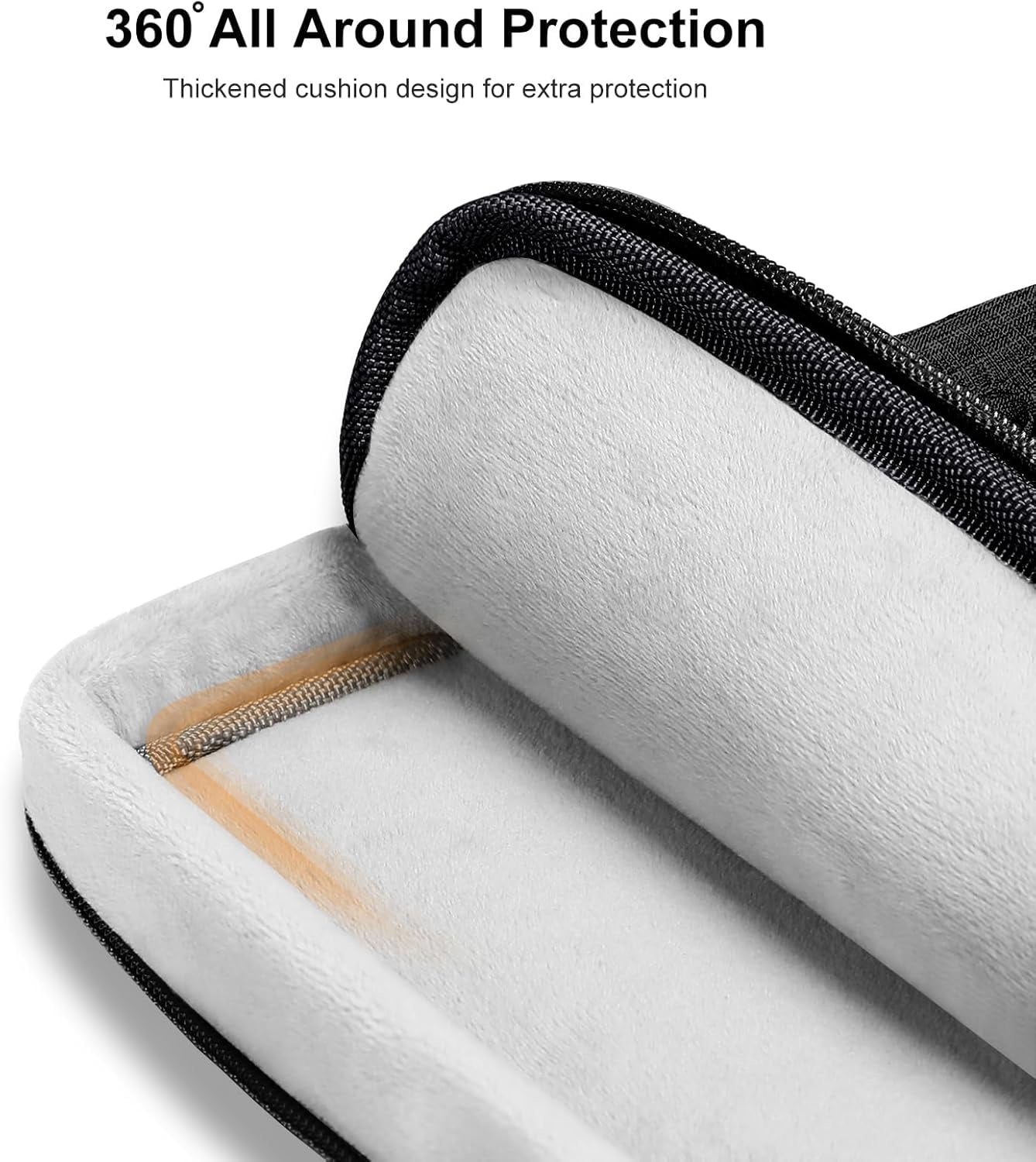 MOSISO 14"Laptop Case 360 Protective Soft Laptop Sleeve Computer Handbag