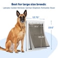 thumbnail image 6 of PetSafe Extreme Weather Aluminum Pet Door for Dogs and Cats, Large, 6 of 7