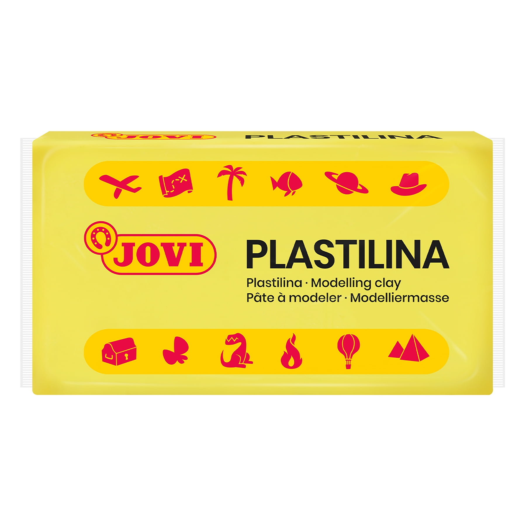 JOVI Plastilina Modeling Clay, Display Box of 30 Bars, Neon Colors