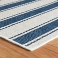 thumbnail image 5 of Dash & Albert Awning Stripe Machine Washable Rug, 3' x 5', Blue, 5 of 7