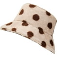 thumbnail image 6 of CoCopeaunts Mens Bucket Hat Winter Thickened Warm Fashion Dots Ear Protector Cap Lady Outdoor Hiking Camping Fisherman Hat, 6 of 8