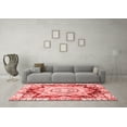 thumbnail image 3 of Ahgly Company Indoor Rectangle Abstract Red Modern Area Rugs, 8' x 10', 3 of 4