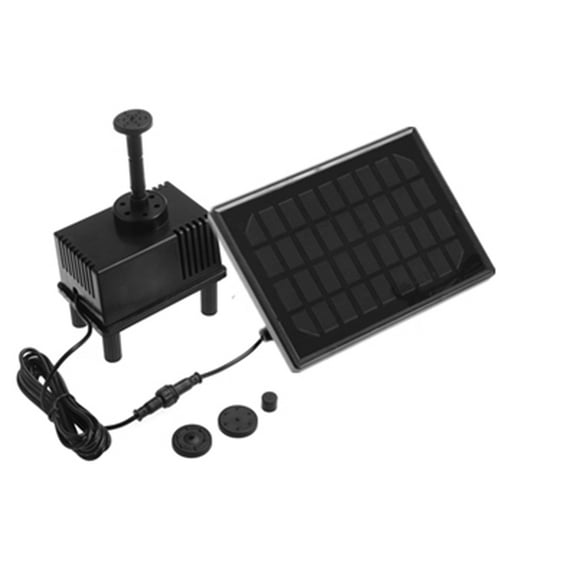 Solar Powered Submersible Water Pump for Garden Pond Decoration Use 220L/H