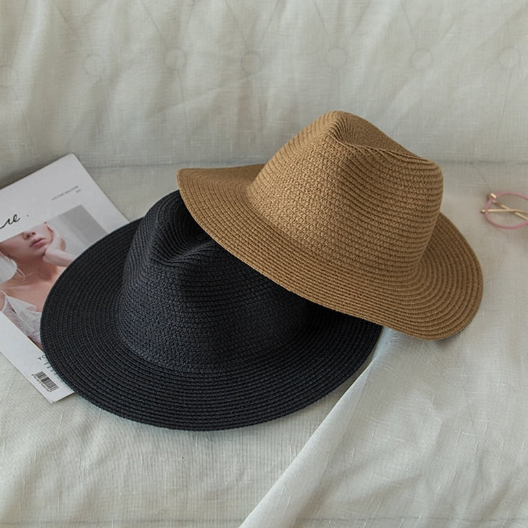 Travelwant Panama Hat Sun Hats for Women Men Wide Brim  display picture 1