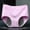 Pink, variant on Ochine Women Cotton Ultra-Soft Comfy Mid Rise Lace Seamless Period Panties Maternity Postpartum Underwear Briefs with Panty Liner for Girls, M-XL