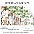 thumbnail image 2 of Fondo personalizado con tema de safari para fiesta de tercer cumpleaños, de 2,1 x 1,5 m, con estampado de leopardo y flores rosas, para pancarta de cumpleaños (2,1 x 1,5 m [82 x 60 pulgadas]), 2 of 6