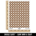 thumbnail image 2 of Crossed Cricket Bats 200+ Round Stickers - Brown - Matte Finish - 0.50" Size, 2 of 3