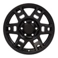 thumbnail image 2 of OE Wheels TY16 17x7 Inch Matte Black Wheel Rim for Toyota 4Runner & Tacoma, 2 of 6