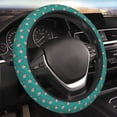 thumbnail image 4 of Uemuo Starfish and Shell Printed Car Elastic Steering Wheel Cover - Universal Car Accessory for Diverse Cars Anti-Slip, and Comfortable- 15", 4 of 8