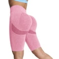 thumbnail image 2 of Biker Shorts Women Tummy Control Workout Shorts Women Solid Color Seamless High Waist And Hip Lifting Exercise Yoga Five Part Pants Short, 2 of 7