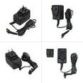 thumbnail image 2 of Adaptador de corriente 9 V AC / DC Adaptador de corriente Cargador de alimentación con cable para amplificador de guitarra eléctrica Pedal de guitarra con reducción de ruido Anillo magnético Enchufe d TOMSHOO Adaptador de corriente, 2 of 5