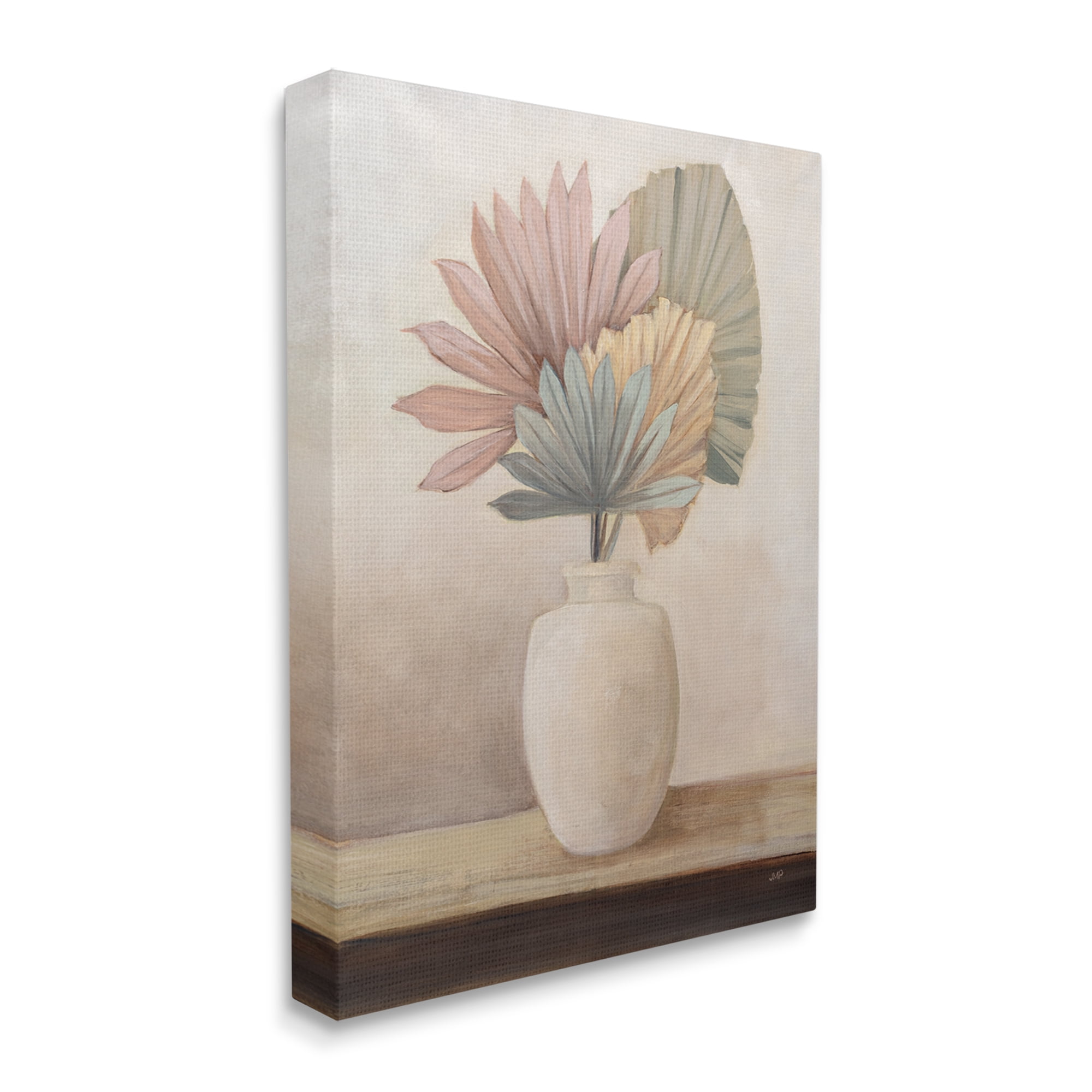 Stupell Industries Boho Sun Palms Botanical & Floral Painting Gallery Wrapped Canvas Art Print Wall Art, 16 x 20