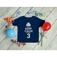 thumbnail image 6 of Tstars Boys Unisex 3rd Birthday Gift Tshirt Birthday Gift for 3 Year Old I Can't Keep Calm I'm Only 3 Birthday Shirts for Boy Tshirt Birthday Cake B Day Birthday Party Kids T Shirt, 6 of 6
