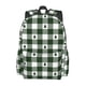 thumbnail image 2 of Disketp Green White Christmas Tree Lumberjack Plaid Mochila Escolar de Gran Capacidad y Peso Ligero, Mochila de Viaje Ideal para Escuela, Trabajo y Uso Diario, Cómoda y con Estilo, 2 of 8