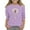 Light Purple, variant on Drmagiyhm Light Blue Girls 3/4 Sleeve Shirts Size 10-12 Cute Floral Print Shirts Fashion Casual Crewneck Tshirts Fall Winter Tees 9-10 Years