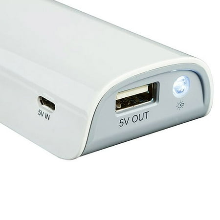EnerPlex Jumpr Rechargeable Battery Pack 4400 mAh, White