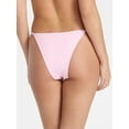 thumbnail image 3 of No Boundaries Polka Dot Print String Bikini Bottoms, Women’s XXS-XXL, 3 of 5