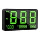 thumbnail image 5 of Pantalla de Hud de Automóvil Digital Universal, Fatiga de Alta Precisión Advertencia Velocidad GPS GPS PC Para Camión para Motocicleta, 5 of 7