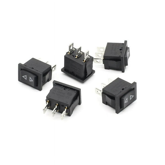 5x Momentary Rocker Switch Rectangular Hoist Winch Window Up/Down Car/Truck 12V