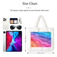 thumbnail image 3 of Cauagu Rainbow Glitter Cute Pattern Women's Plush Tote Bag,Soft Underarm Bag Ladies Fluffy Shoulder Bag Plush Handbag Women Furry Tote Bag for Autumn and Winter, 3 of 7