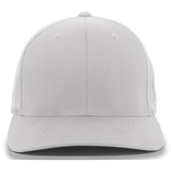 Pacific Headwear 430C Cotton-Poly Flexfit Cap - Silver