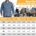 thumbnail image 2 of liyiyiyia Big and Tall Button Shirt for Men Casual Summer Work Shirts Lightweight Quick Dry Outdoor Tops 2XL-6XL, 2 of 7