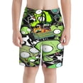 thumbnail image 3 of Invader Zim Boys Swim Trunks Quick Dry Boards Shorts For Kids Beach Swim Shorts, 3 of 7