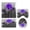 Purple, variant on Bullpiano 4Pcs/Set Bathroom Shower Curtain Sets with Rugs/ Bathroom Set/ Bathroom Curtains Shower Set/ Shower Curtain Sets with Rugs/ Shower Curtain Sets/ Kids Bathroom Set/ Bathroom Sets