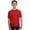 Red, variant on BlueGeneration Youth Solid Wicking T - Black Extra Small Solid