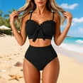 thumbnail image 2 of XIYON Womens Bikini Sets High Waisted Control Tankini Two Piece Swimwear Stretchy Bathing For Beach Vacation 2026 Fashion, 2 of 5