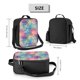 thumbnail image 2 of Disketp blue pink colorful cracked texture Bolsa Térmica Estampada para Almuerzo, Lonchera para Hombres y Mujeres Adultos, 2 of 7