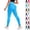 22# Blue, variant on Anti Cellulite 3D Leggings for Women Butt Lifting Tummy Control High Waisted Compression Resistance Band Yoga Pants Light Purple XS