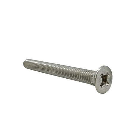 

FixtureDisplays 25PK M8X80mm - Phillips Flat Head Machine Screw (Countersunk) Stainless Steel Nickel Plated Cross Recessed 302593-SL