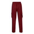 thumbnail image 2 of WEAIXIMIUNG Work Overalls Men Fr Men's Oversized Retro Pocket Drawstring Straight Tube Workwear Pants Casual Pants Jogging, 2 of 7