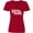 Red, variant on Nebraska Silhouette Mandala Women's V-Neck T-Shirt