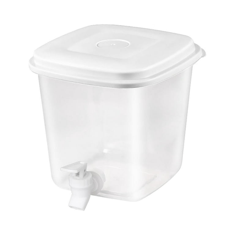 Beverage Dispenser 5L Pot Drinkware Container Faucet Juice Bucket for Home  Fridge Milk Beverage Dispenser with