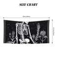 thumbnail image 2 of Sikiie Vintage Black white Plant skull Beach Towel for Women Men, Pool Bath Beach Camping Beach Towel Adult Blanket for Travel Swim 27.5"x 55", 2 of 6