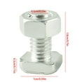 thumbnail image 3 of 50Set Aluminium Greenhouse Nuts and Bolts for Building Repairing, 3 of 8