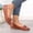 Light Brown, variant on YOUYEDIAN Flat Shoes for Women Spring Summer Dressy Loafers Slip on Non Slip Trendy Walking Shoes Business Closed Toe Orthopedic Shoes (Wine)