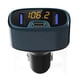thumbnail image 2 of Transmisor FM Bluetooth para el automóvil, adaptador para transmisor de radio FM inalámbrico, dos puertos de carga USB, función manos libres, reproductor de música MP3 con tarjeta TF Xemadio 2033136, 2 of 8