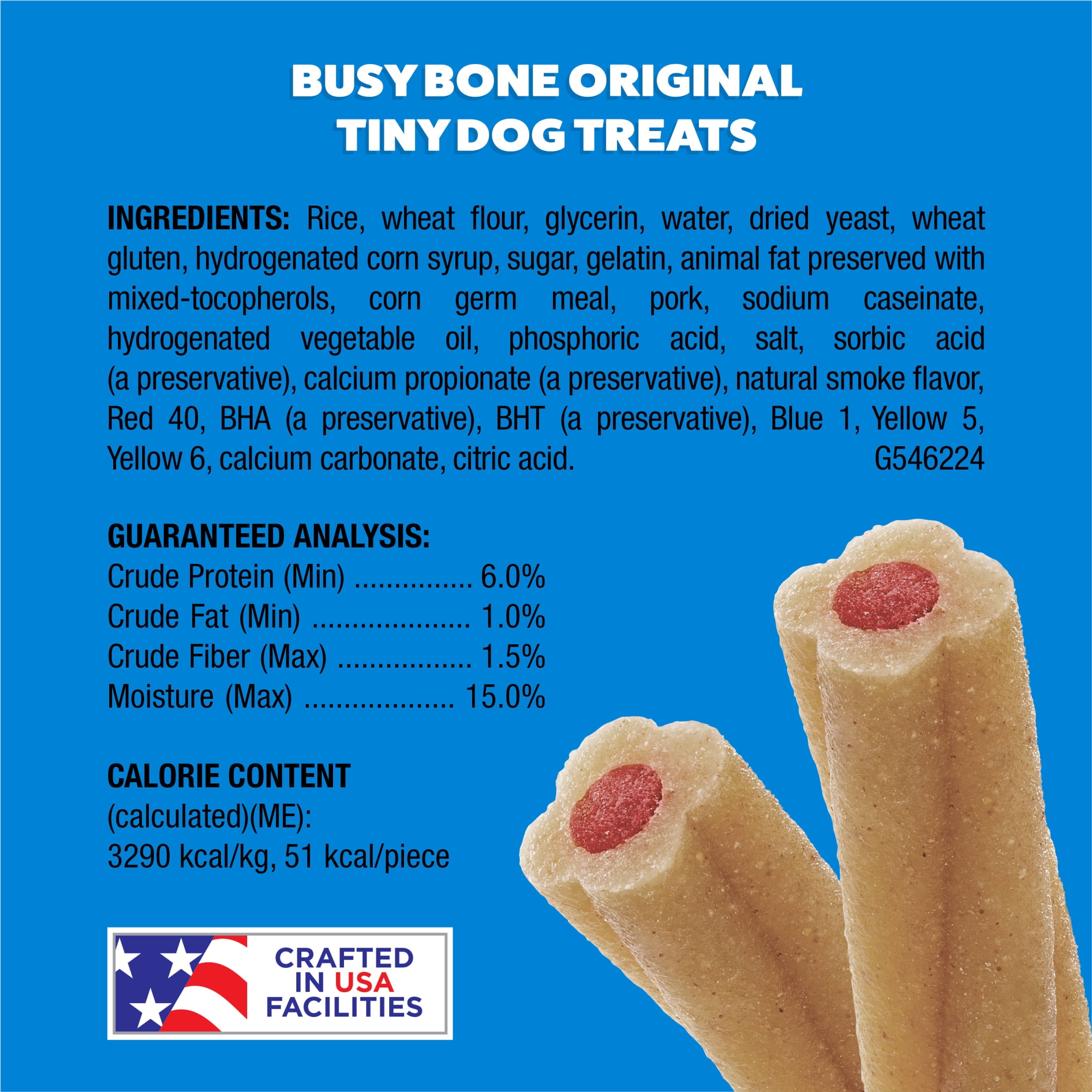 Purina Busy Toy Breed Dog Bones, Tiny, 60 ct. Pouch