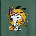thumbnail image 3 of Peanuts - Snoopy Woodstock Witchcraft - Women's Lightweight French Terry Long Sleeve Shirt, 3 of 6