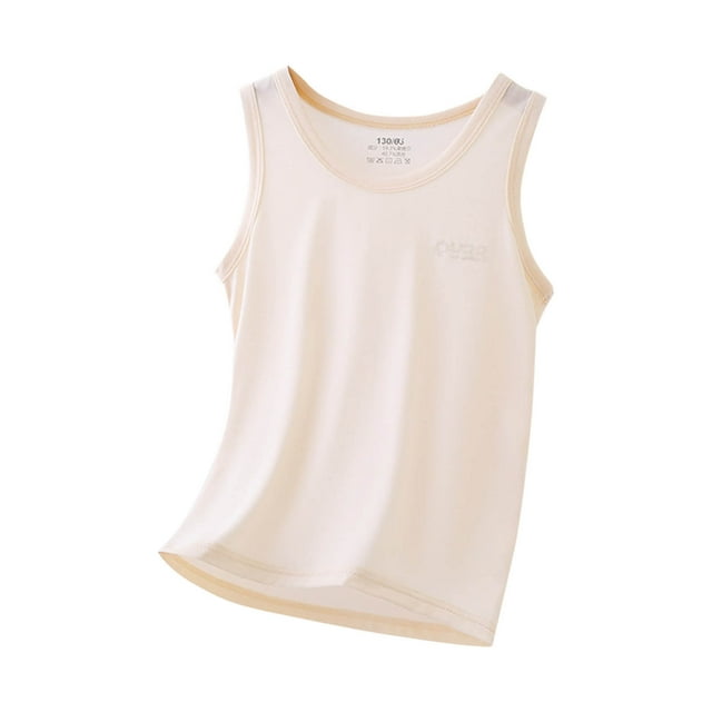 Timegard Baby Girls Clothes Toddler Round Neck Sleeveless Comfy Solid Color Children Tank Top Summer