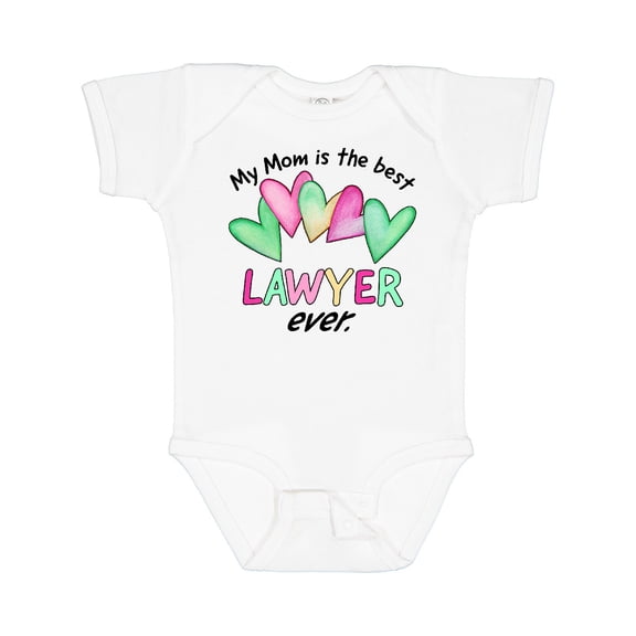 Inktastic My Mom is the Best Lawyer Ever Boys or Girls Baby Bodysuit