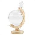 thumbnail image 4 of Glass, 8.5in   Glass Creative Globe-Shaped   Glass Bottle Desktop Weather Station Weather Predictor Home Decor, 4 of 8